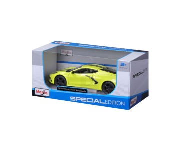 Maisto 1/24 Special Edition 2020 Chevrolet Corvette Stingray Z51 (Yellow W/Black Stripe)
