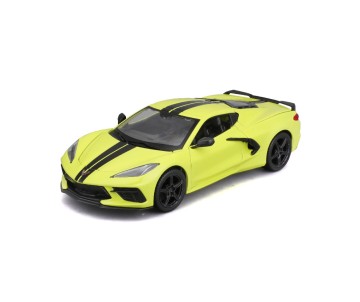 Maisto 1/24 Special Edition 2020 Chevrolet Corvette Stingray Z51 (Yellow W/Black Stripe)