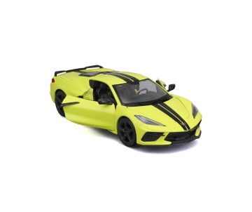 Maisto 1/24 Special Edition 2020 Chevrolet Corvette Stingray Z51 (Yellow W/Black Stripe)