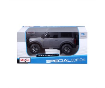 Maisto 1/24 SE 2021 Ford Bronco Badlands 2 dr. - Grey