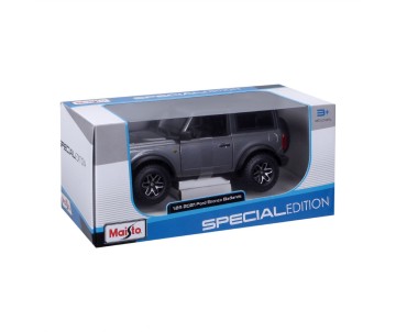 Maisto 1/24 SE 2021 Ford Bronco Badlands 2 dr. - Grey