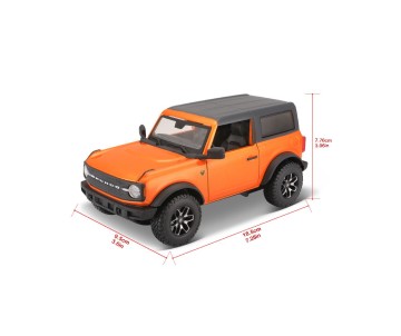 Maisto 1/24 SE 2021 Ford Bronco Badlands 2 dr. - Orange