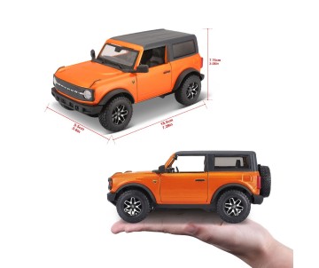 Maisto 1/24 SE 2021 Ford Bronco Badlands 2 dr. - Orange