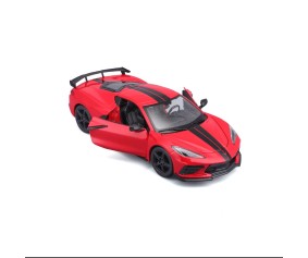 Maisto 1/24 SE 2020 Chevrolet Corvette Stingray Coupe High wing - Red