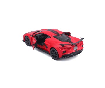 Maisto 1/24 SE 2020 Chevrolet Corvette Stingray Coupe High wing - Red