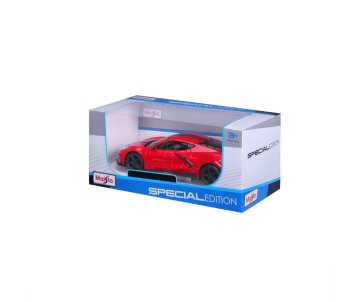 Maisto 1/24 SE 2020 Chevrolet Corvette Stingray Coupe High wing - Red