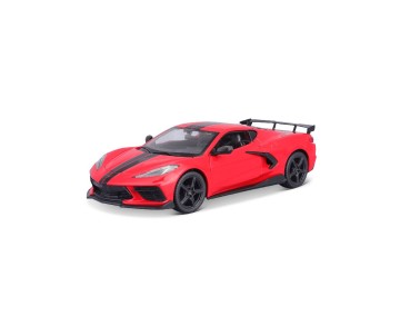 Maisto 1/24 SE 2020 Chevrolet Corvette Stingray Coupe High wing - Red