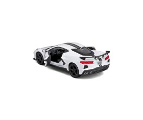 Maisto 1/24 SE 2020 Chevrolet Corvette Stingray Coupe High wing - White