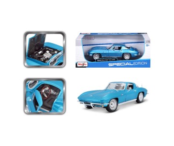 Maisto 1/18 Special Edition 1965 Chevrolet Corvette (Metallic Light Blue)