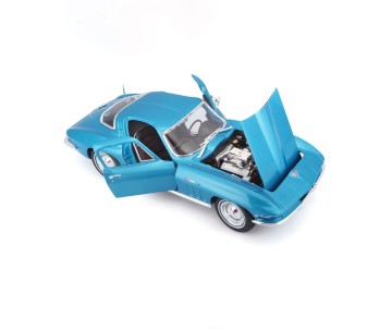 Maisto 1/18 Special Edition 1965 Chevrolet Corvette (Metallic Light Blue)