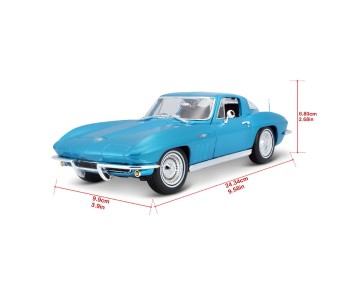 Maisto 1/18 Special Edition 1965 Chevrolet Corvette (Metallic Light Blue)