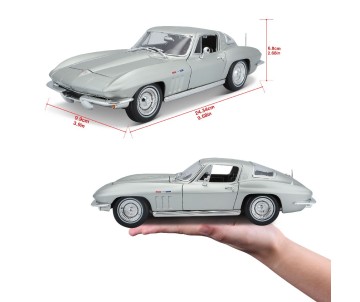 Maisto 1/18 SE 1965 Chevrolet Corvette - Silver
