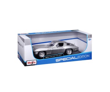 Maisto 1/18 SE 1965 Chevrolet Corvette - Silver