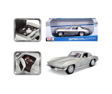 Maisto 1/18 SE 1965 Chevrolet Corvette - Silver
