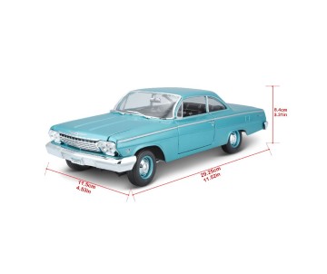 Maisto 1/18 SE 1962 Chevrolet Bel Air - Metallic Light Blue