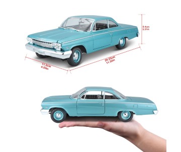 Maisto 1/18 SE 1962 Chevrolet Bel Air - Metallic Light Blue