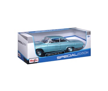 Maisto 1/18 SE 1962 Chevrolet Bel Air - Metallic Light Blue