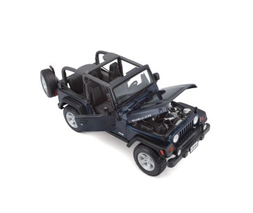 Maisto 1/18 SE Jeep Wrangler Rubicon - Metallic Blue
