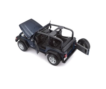 Maisto 1/18 SE Jeep Wrangler Rubicon - Metallic Blue
