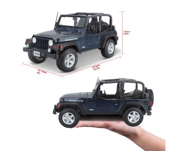 Maisto 1/18 SE Jeep Wrangler Rubicon - Metallic Blue