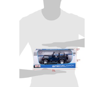 Maisto 1/18 SE Jeep Wrangler Rubicon - Metallic Blue