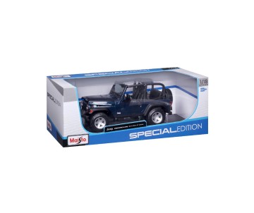 Maisto 1/18 SE Jeep Wrangler Rubicon - Metallic Blue