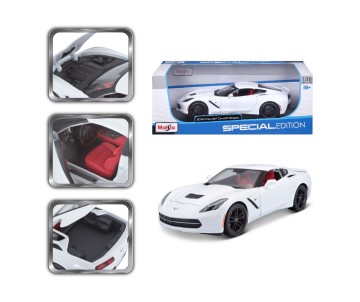 Maisto 1/18 Special Edition 2014 Chevrolet Corvette Stingray Z51 (White)
