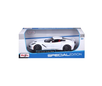 Maisto 1/18 Special Edition 2014 Chevrolet Corvette Stingray Z51 (White)