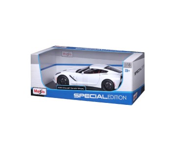 Maisto 1/18 Special Edition 2014 Chevrolet Corvette Stingray Z51 (White)