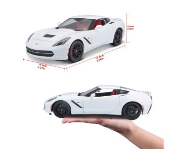 Maisto 1/18 Special Edition 2014 Chevrolet Corvette Stingray Z51 (White)