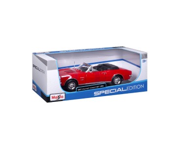 Maisto 1/18 SE 1967 Chevrolet Camaro SS 396 Convertable  - Red