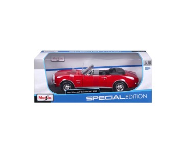Maisto 1/18 SE 1967 Chevrolet Camaro SS 396 Convertable  - Red