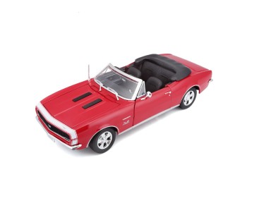 Maisto 1/18 SE 1967 Chevrolet Camaro SS 396 Convertable  - Red