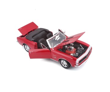 Maisto 1/18 SE 1967 Chevrolet Camaro SS 396 Convertable  - Red