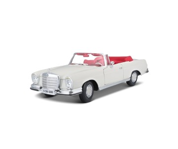 Maisto 1/18 SE 1967 Mercedes-Benz 280SE Cabrio - Cream