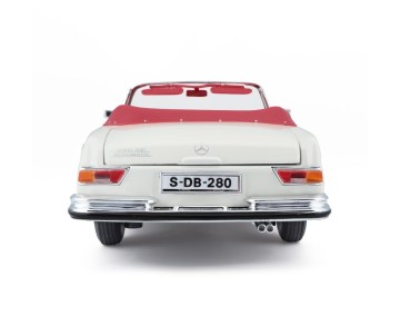 Maisto 1/18 SE 1967 Mercedes-Benz 280SE Cabrio - Cream