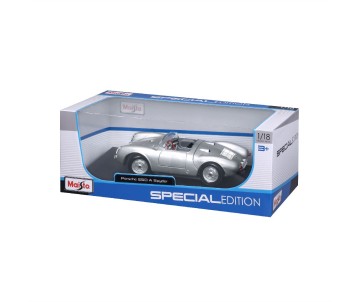 Maisto 1/18 Special Edition 1956 Porsche 550A Spyder (Silver)