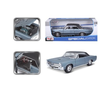 Maisto 1/18 Special Edition 1965 Pontiac GTO (Hurst Edition) (Metallic Blue)