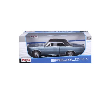 Maisto 1/18 Special Edition 1965 Pontiac GTO (Hurst Edition) (Metallic Blue)
