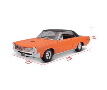Maisto 1/18 SE 1965 Pontiac GTO (Hurst Edition) - Orange