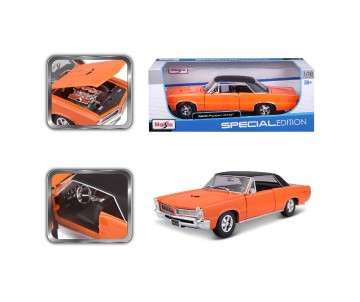 Maisto 1/18 SE 1965 Pontiac GTO (Hurst Edition) - Orange