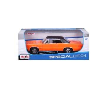 Maisto 1/18 SE 1965 Pontiac GTO (Hurst Edition) - Orange