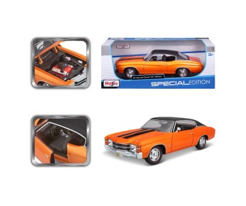Maisto 1/18 Special Edition 1971 Chevrolet Chevelle SS 454 Coupe (Orange)