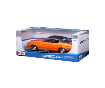 Maisto 1/18 Special Edition 1971 Chevrolet Chevelle SS 454 Coupe (Orange)