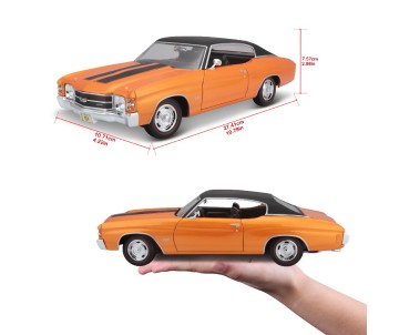 Maisto 1/18 Special Edition 1971 Chevrolet Chevelle SS 454 Coupe (Orange)