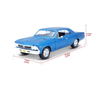 Maisto 1/24 Special Edition 1966 Chevrolet Chevelle SS 396  (Metallic Blue)