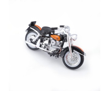 Maisto 1/24 Harley Davidson '58 FLH Duo Glide + '48 Ford F-1 (Dull Black/Orange)