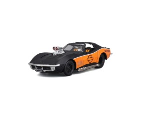 Maisto 1/25 Harley Davidson Custom 1970 Chevy Corvette (Black/Orange)