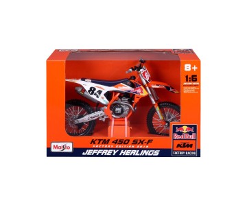 Maisto 1/6 Red Bull KTM Superbike SX 450 (2018)  - #84 Herlings