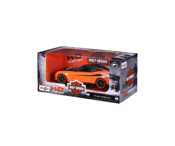 Maisto 1/24 Harley Davidson Custom 2017 Chevrolet Camaro ZL1 (Black/Orange)